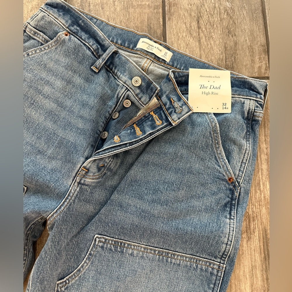Abercrombie Dad Carpenter Jeans SZ 32/14 NWT
